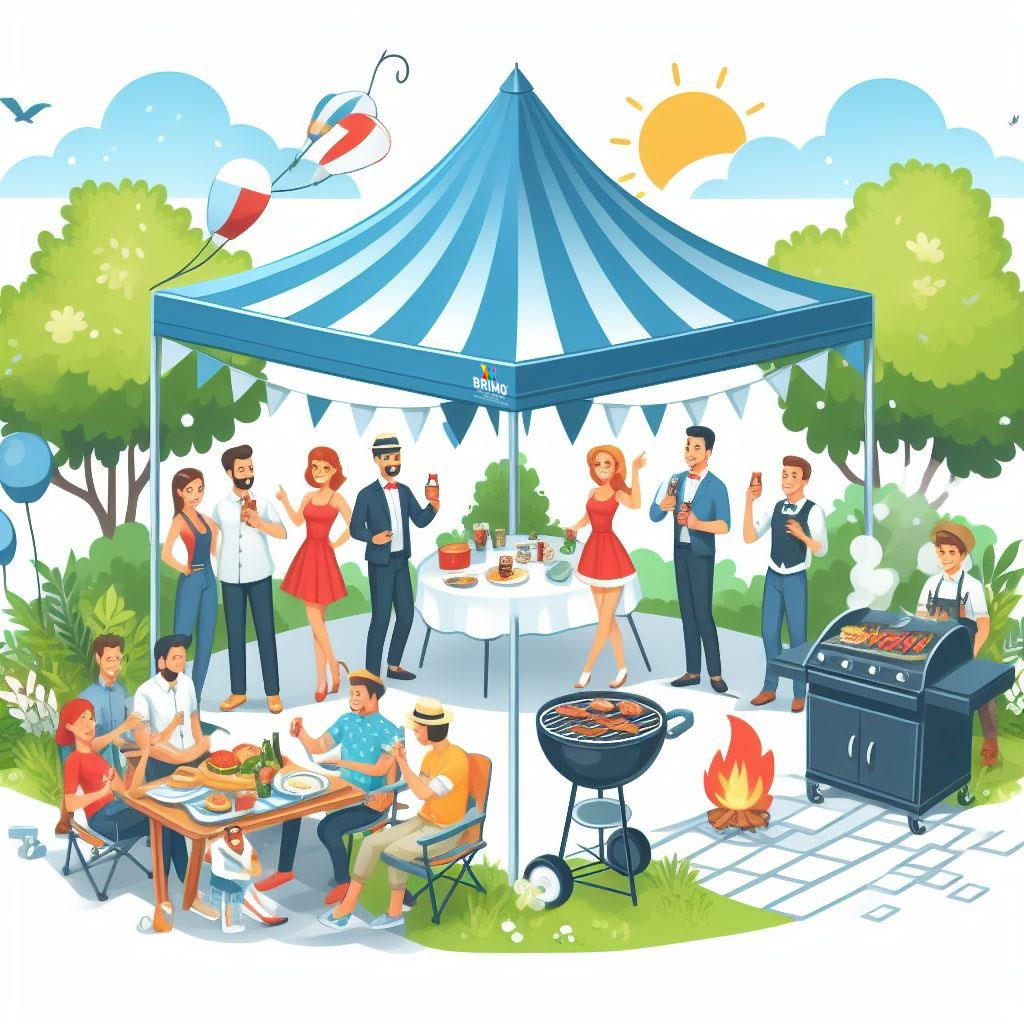 Tente pliante pour spectacles